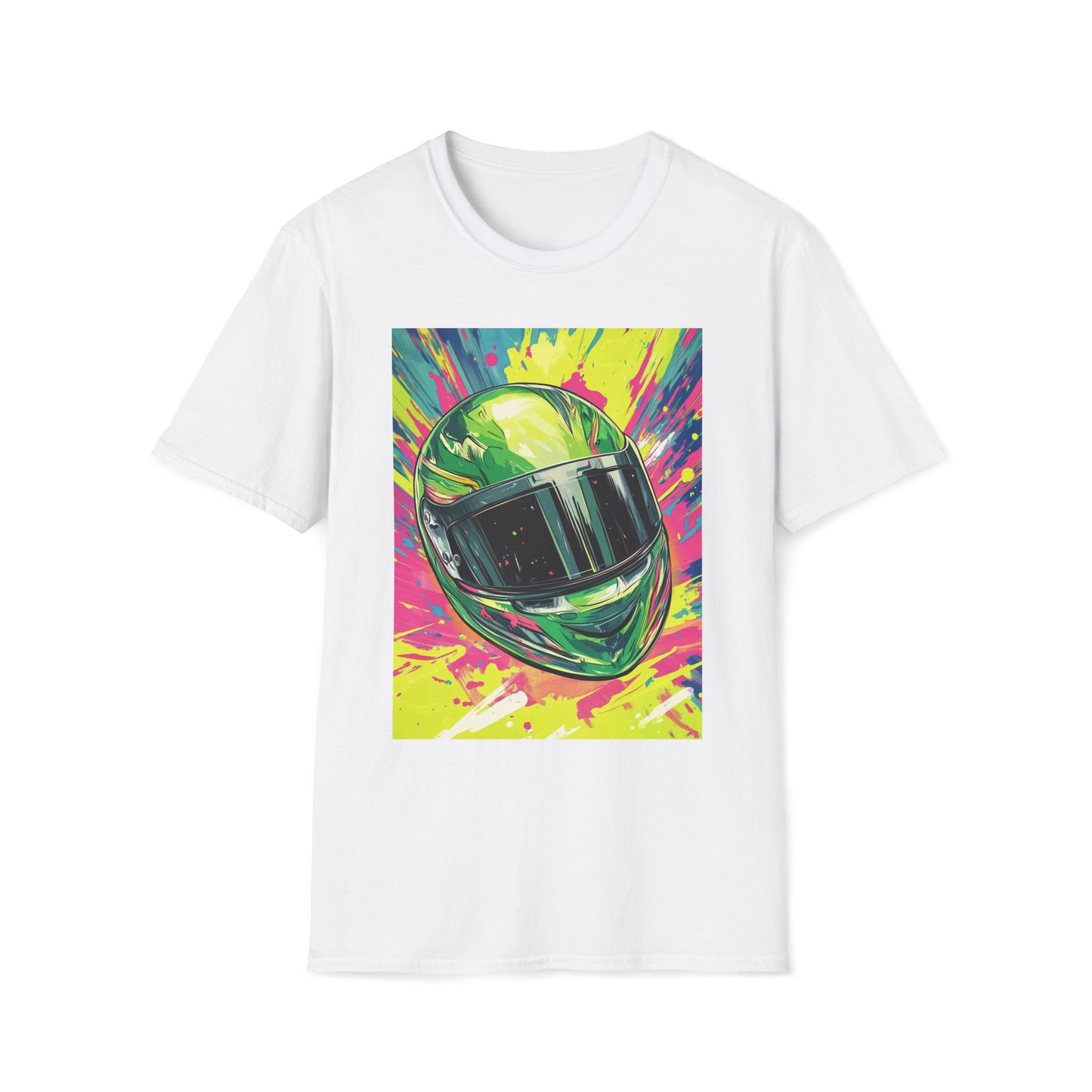 Green Racing Helmet T-Shirt III