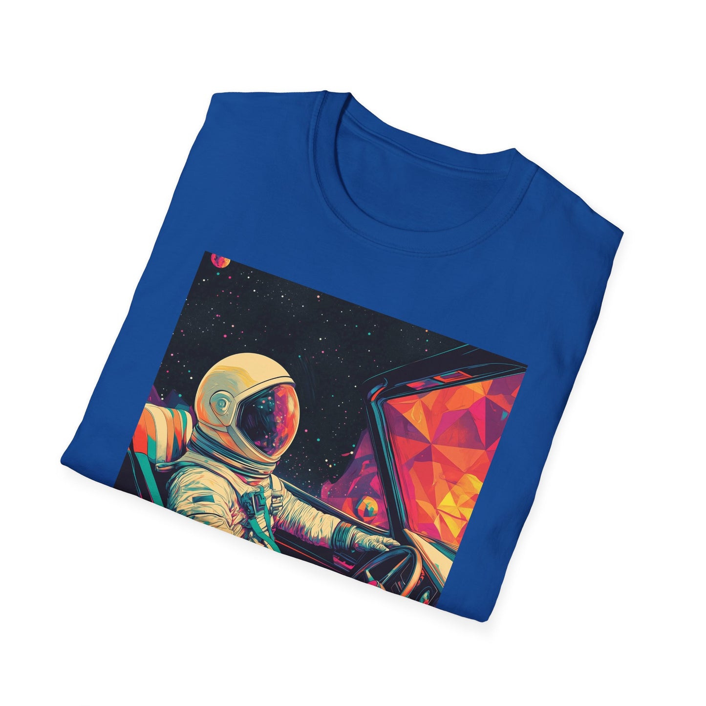 Astronaut Driving In Space T-Shirt