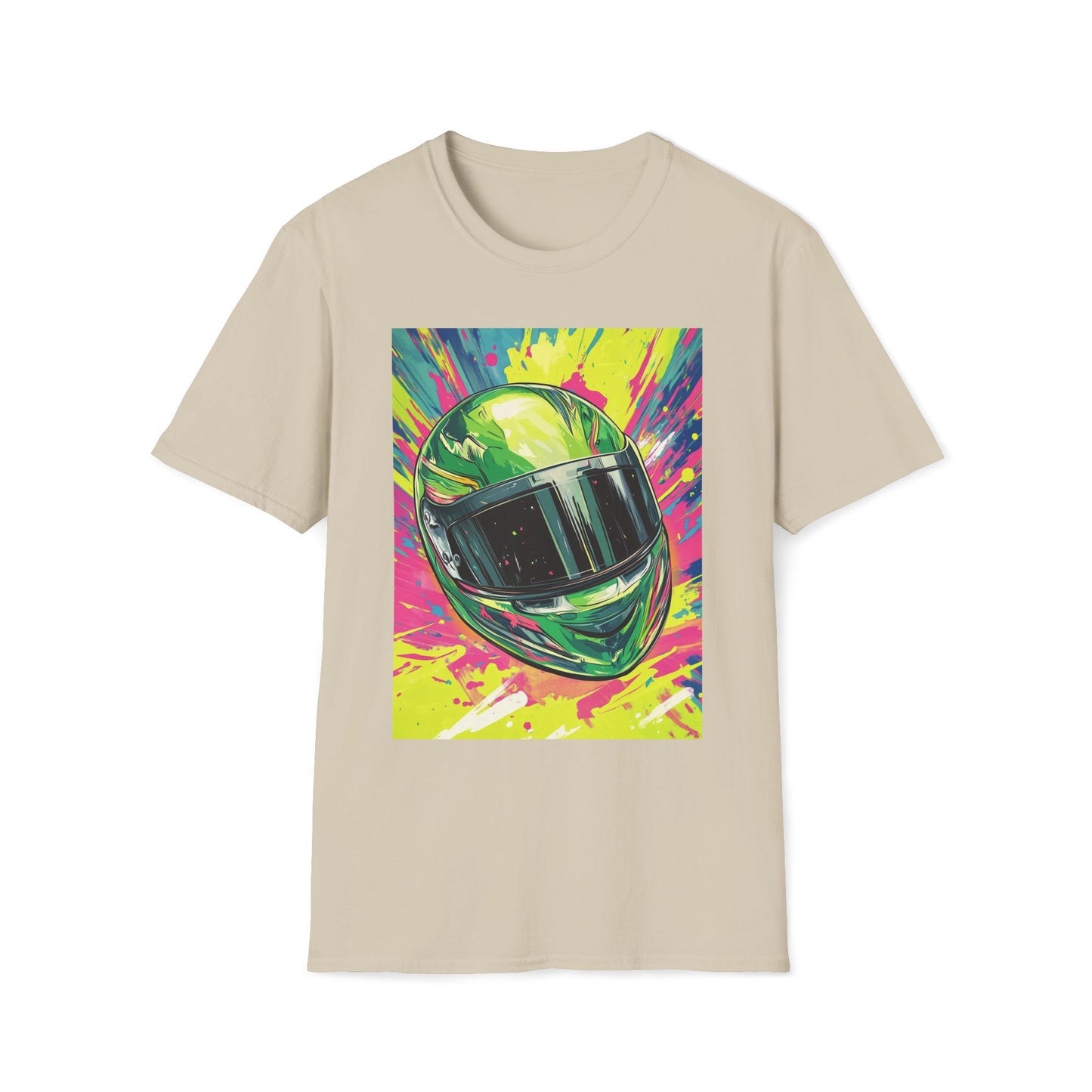 Green Racing Helmet T-Shirt III