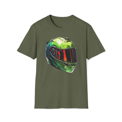 Green Racing Helmet T-Shirt III