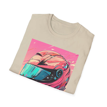 Pink Racing Helmet T-Shirt II