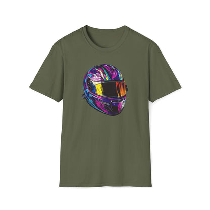 Purple Racing Helmet T-Shirt