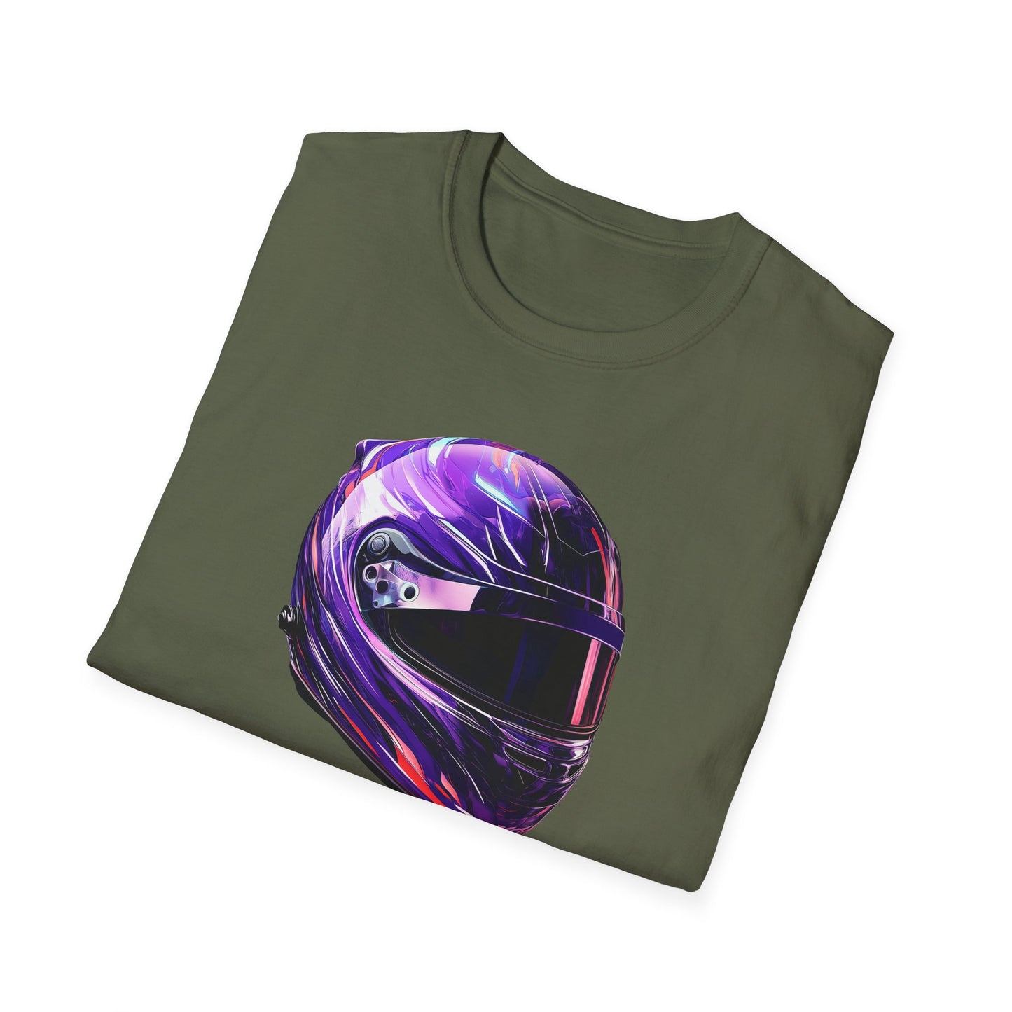 Purple Racing Helmet T-Shirt