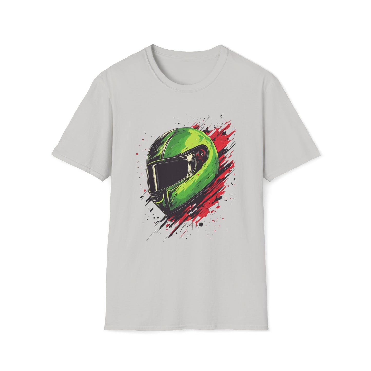 Green Racing Helmet T-Shirt