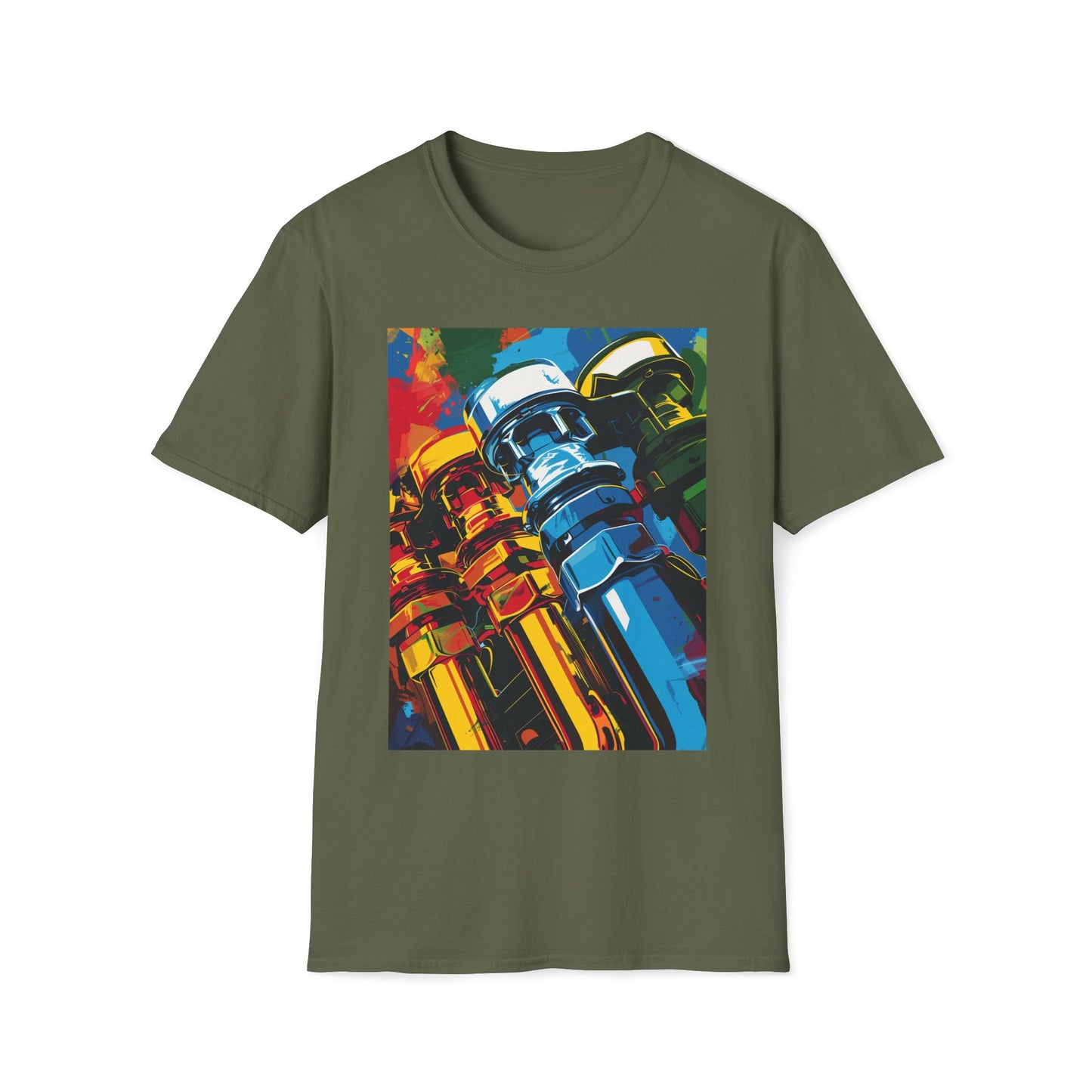 Manga Spark Plugs T-Shirt