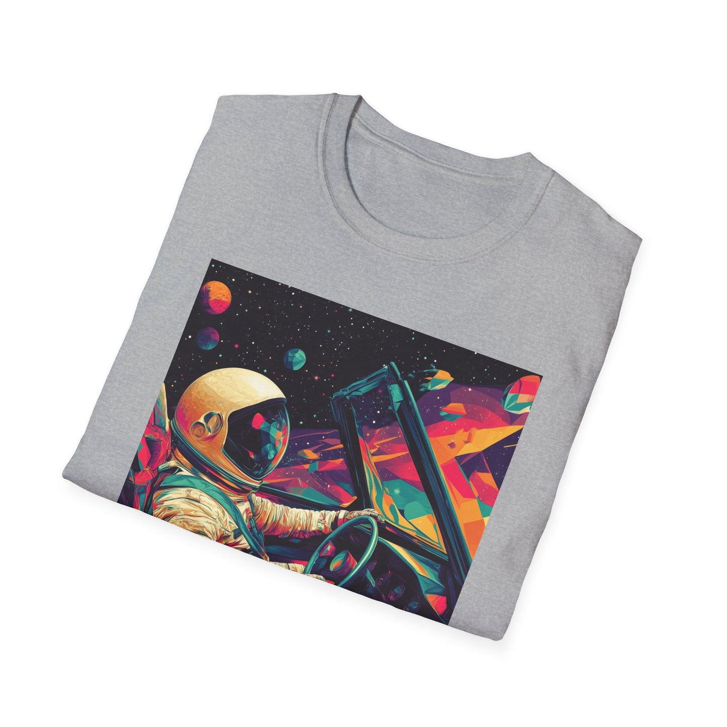 Astronaut Driving In Space III T-Shirt