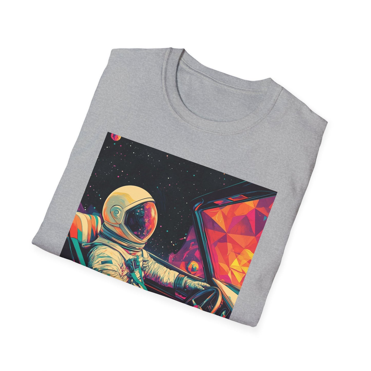 Astronaut Driving In Space T-Shirt