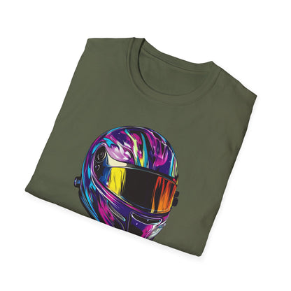 Purple Racing Helmet T-Shirt