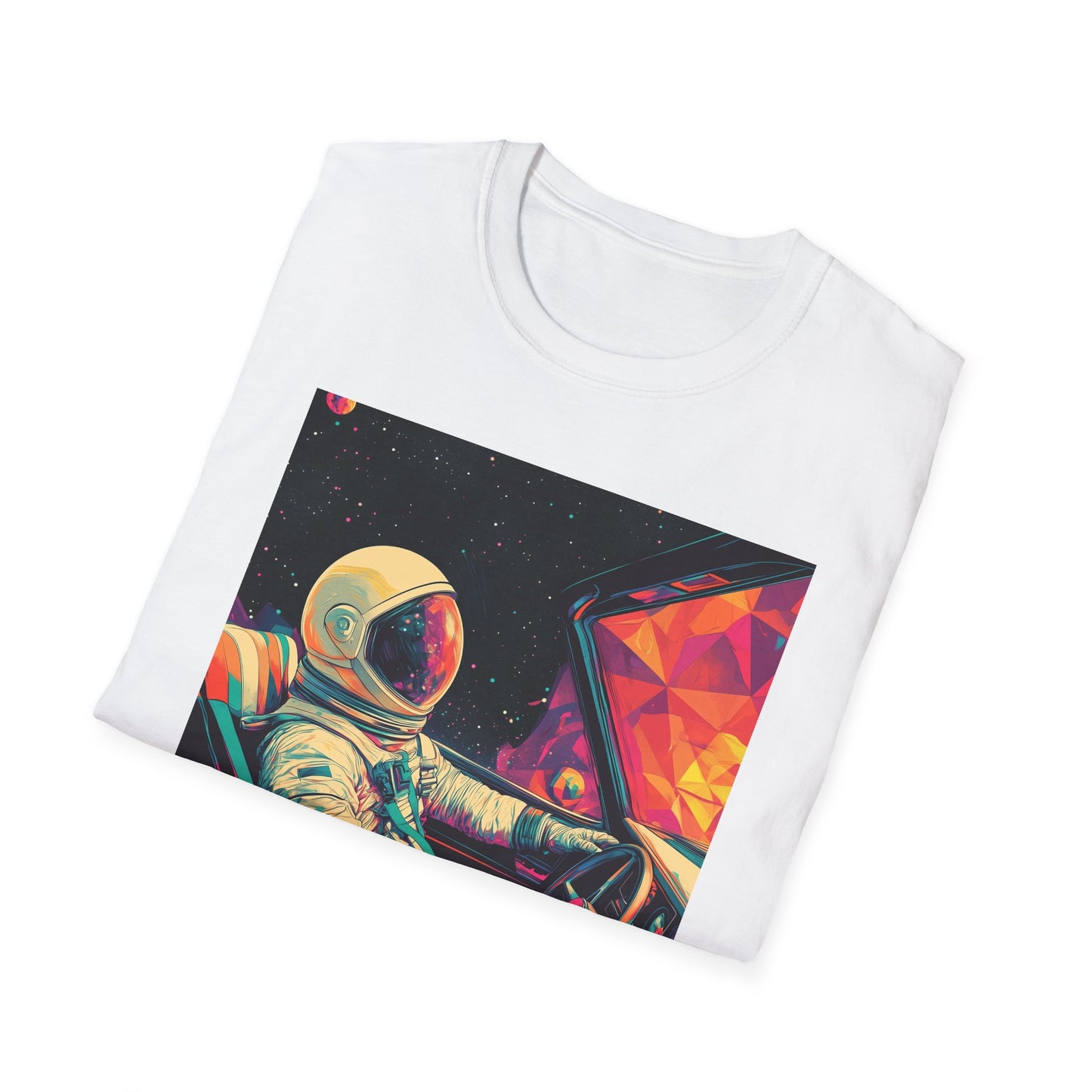 Astronaut Driving In Space T-Shirt