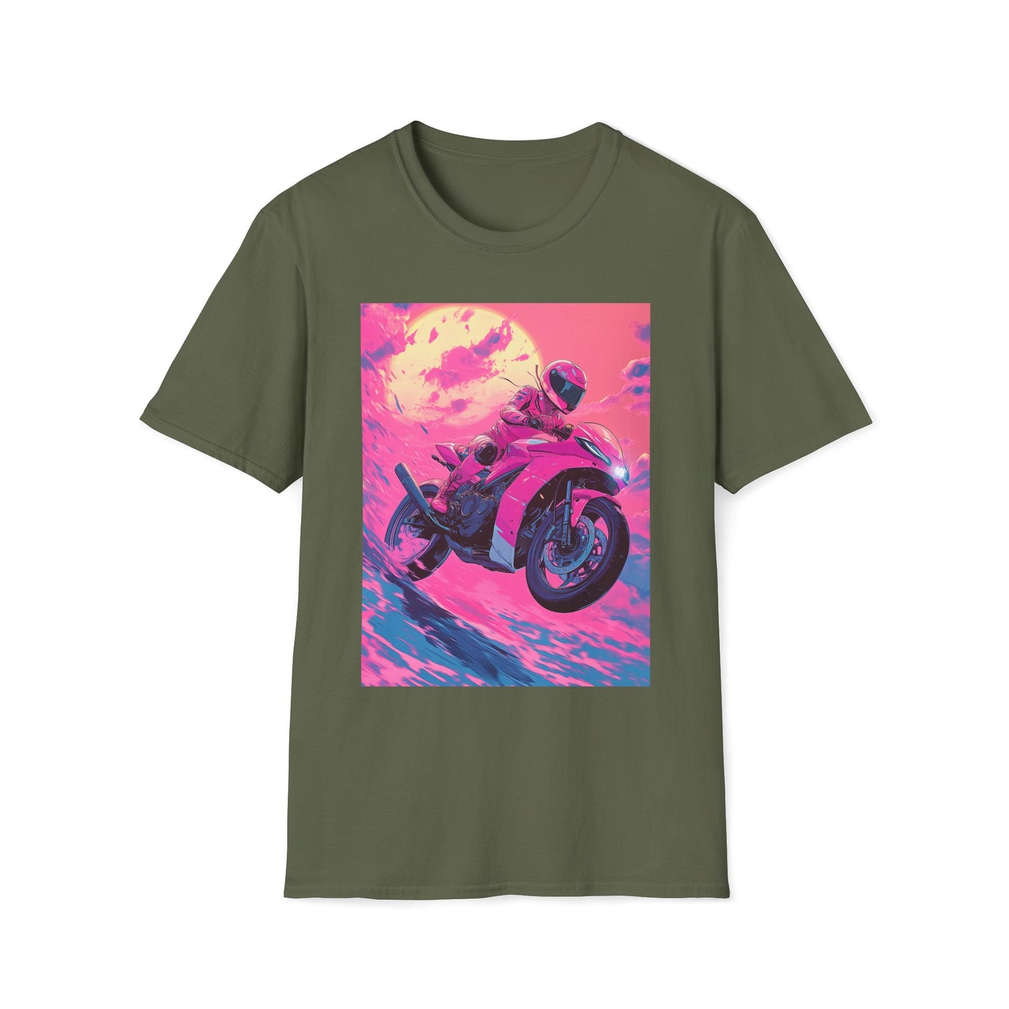 Pink Motorbike T-Shirt III