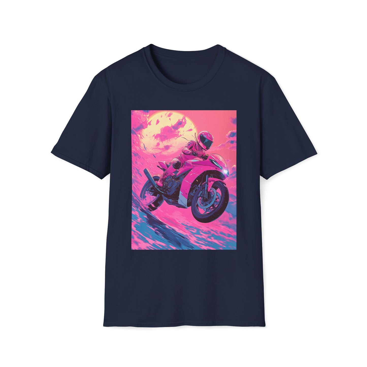 Pink Motorbike T-Shirt III